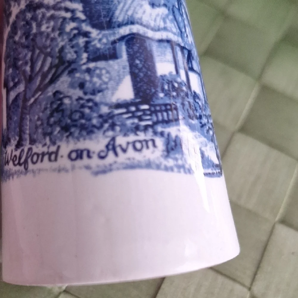 Blue and White Ceramic Salt and Pepper Shakers